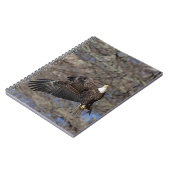 Bald Eagle met een Catfish Notitieboek (Linkerzijde)