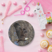 Bald Eagle met een Catfish Papieren Bordje (Feest)