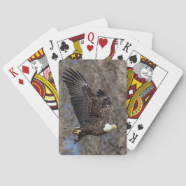 Bald Eagle met een Catfish Pokerkaarten