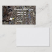 Bald Eagle met een Catfish Visitekaartje (Voorkant / Achterkant)