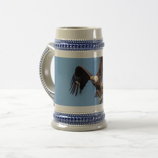 Bald Eagle met een vis Bierpul (Voorkant links)