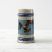 Bald Eagle met een vis Bierpul (Center)