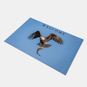 Bald Eagle met een vis Deurmat (Schuin)