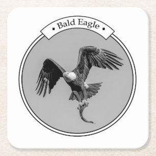 Bald Eagle met een vis Kartonnen Onderzetters