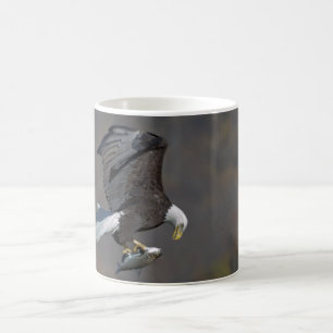 Bald Eagle met een vis Koffiemok