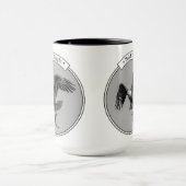 Bald Eagle met een vis Mok (Midden)