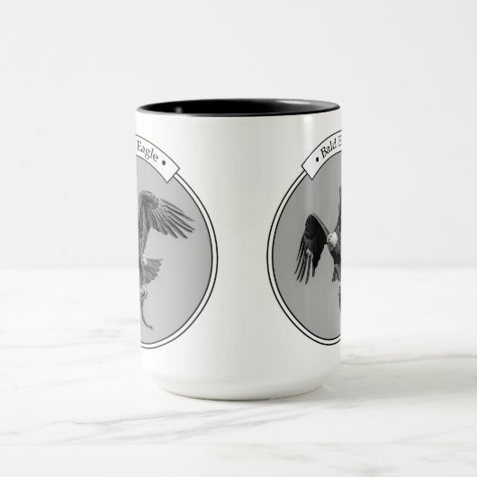 Bald Eagle met een vis Mok (Midden)