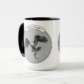 Bald Eagle met een vis Mok (Voorkant links)