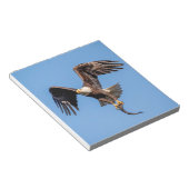 Bald Eagle met een vis Notitieblok (Schuin)