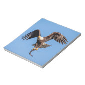 Bald Eagle met een vis Notitieblok (Linkerzijde)