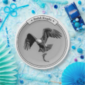 Bald Eagle met een vis Papieren Bordje (Feest)