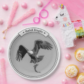 Bald Eagle met een vis Papieren Bordje (Feest)