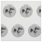 Bald Eagle met een vis Stof (Swatch)