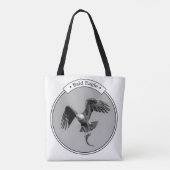 Bald Eagle met een vis Tote Bag (Achterkant)