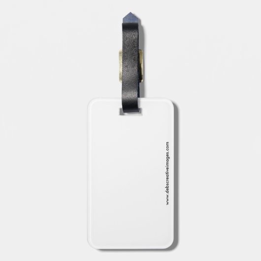 Bald Eagle met haar baby Bagagelabel (Achterkant verticaal)