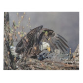 Bald Eagle met haar baby Notitieblok (Voorkant)