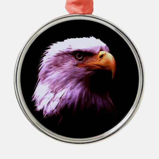 Bald Eagle Metalen Ornament (Voorkant)
