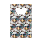 Bald Eagle modern & uniek Amerikaans nationaal sym Creditkaart Flessenopener (Achterkant)