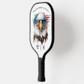 Bald Eagle modern & uniek Amerikaans nationaal sym Pickleball Paddle (Links)