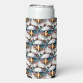 Bald Eagle modern & uniek Amerikaans nationaal sym Seltzer Blikjeskoeler (Seltzer Achterkant)