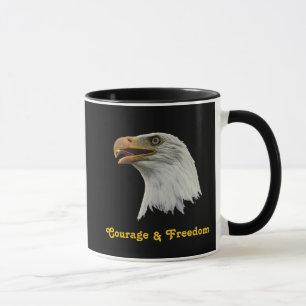 Bald Eagle moed en vrijheid Mok