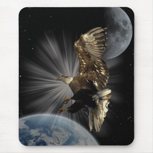 Bald Eagle "MOGELIJKHEDEN" Motivatie Mousepad Muismat (Voorkant)