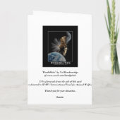 Bald Eagle Motivatie bedankje Bedankkaart (Achterkant)