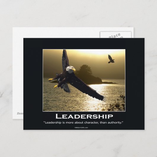 Bald Eagle Motivatie Briefkaart (Voorkant / Achterkant)