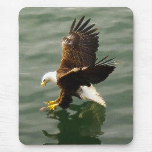 Bald Eagle Motivatie Gift Muismat (Voorkant)