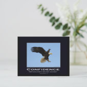 Bald Eagle Motivatie Gifts Briefkaart (Staand voorkant)