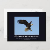 Bald Eagle Motivatie Gifts Briefkaart (Voorkant / Achterkant)