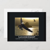 Bald Eagle Motivatie Gifts Briefkaart (Voorkant / Achterkant)