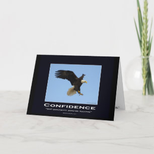 Bald Eagle Motivatie Gifts Kaart