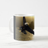 Bald Eagle Motivatie Gifts Koffiemok (Voorkant links)