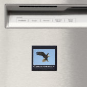 Bald Eagle Motivatie Gifts Magneet (Insitu (Vaatwasser))