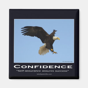 Bald Eagle Motivatie Gifts Magneet