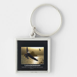 Bald Eagle Motivatie Gifts Sleutelhanger
