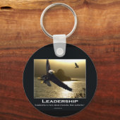 Bald Eagle Motivatie Gifts Sleutelhanger (Voorkant)