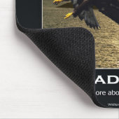 Bald Eagle Motivatie Mousepad Muismat (Hoek)