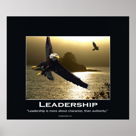 Bald Eagle Motivatie Poster (Voorkant)