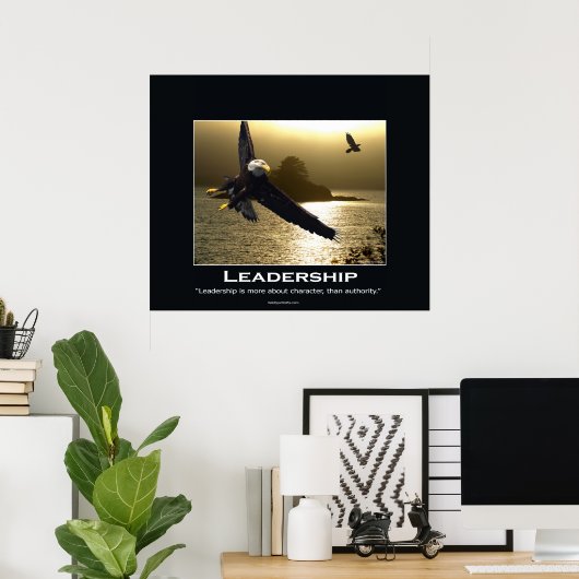 Bald Eagle Motivatie Poster (Thuiskantoor)
