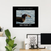 Bald Eagle Motivatie Poster (Thuiskantoor)