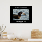 Bald Eagle Motivatie Poster (Keuken)