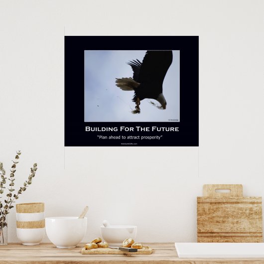 Bald Eagle Motivatie Poster (Keuken)