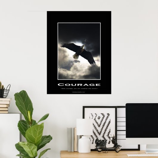 Bald Eagle Motivatie Poster (Thuiskantoor)
