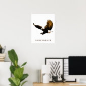 Bald Eagle Motivatie Vertrouwen KunstPosters Poster (Thuiskantoor)