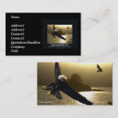 Bald Eagle Motivatie Visitekaartje (Voorkant / Achterkant)