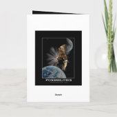 Bald Eagle Motivatie Wenskaart Kaart (Achterkant)