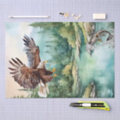 Bald Eagle Mountain River Trout Waterverf Tissue Tissuepapier (Craft)