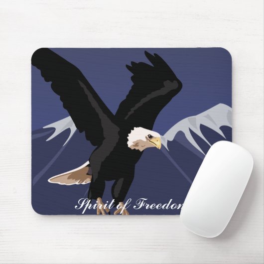 Bald Eagle Mousepad Muismat (Met muis)